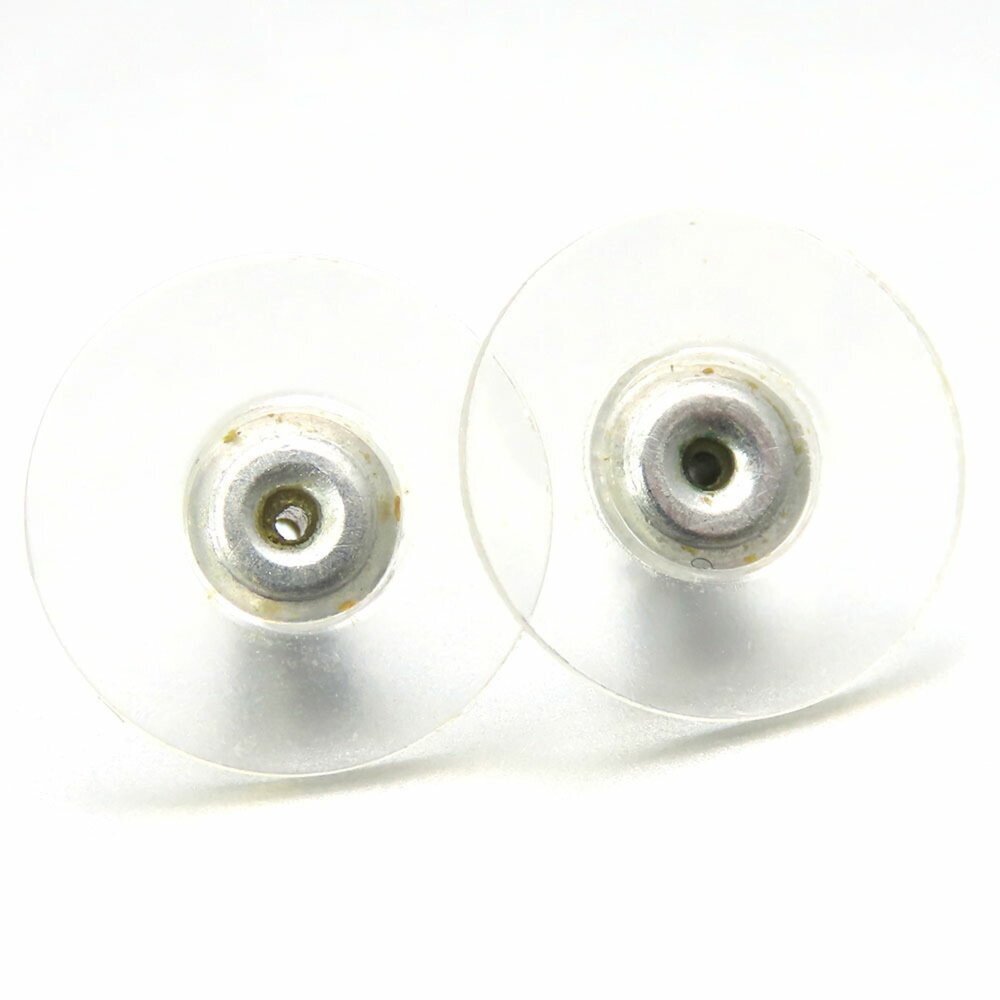 CHANEL White Logo Earrings - Picture 10 of 11